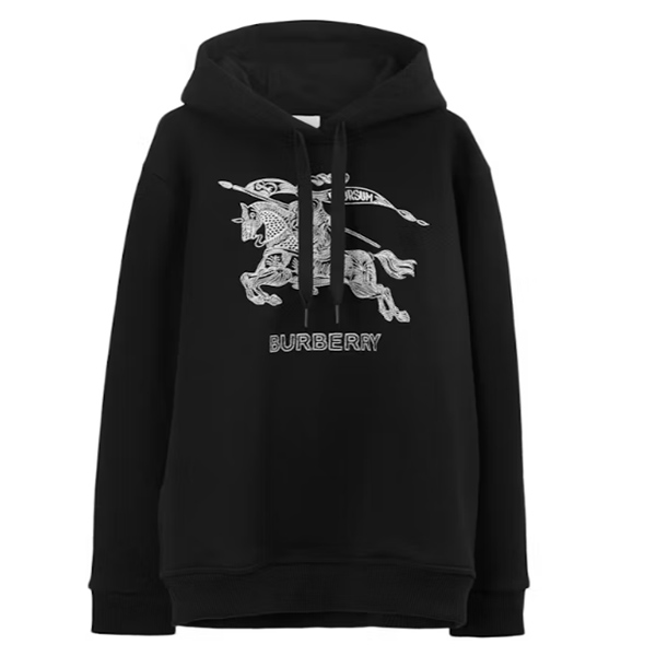 Burberry Embroidered EKD Cotton Hoodie AA80040004