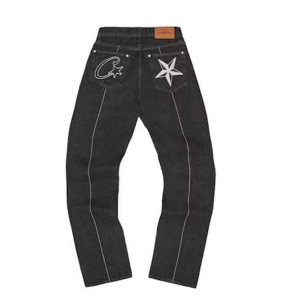 Corteiz C-Star Stitch-Down Jeans AA10038005