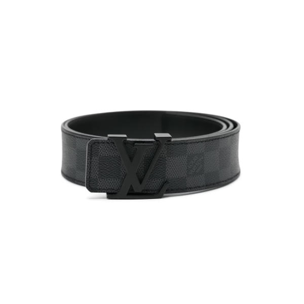 Louis Vuitton Belt Initiales Damier Graphite Black/Grey DO68207016