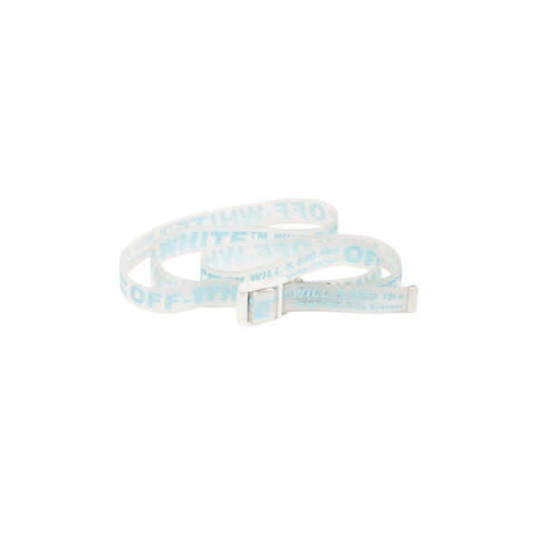 OFF-WHITE Rubber Industrial Belt Transparent/Light Blue DO58203011