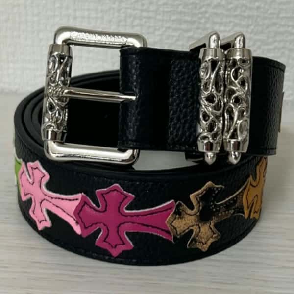 Chrome Hearts Multicolor Cross Patch Roller Belt DO38245001