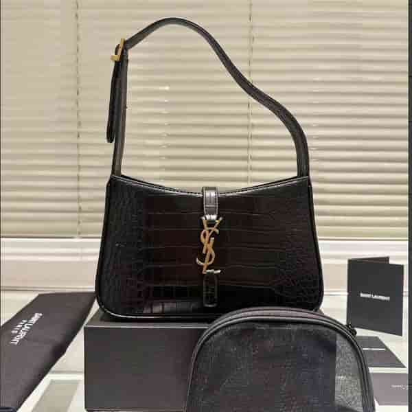Yves Saint Laurent Embossed Leather BA65027009
