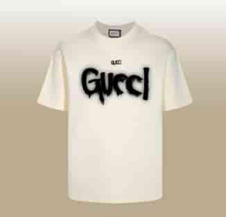 GUCCI Light Yellow Minimalist T-shirt AO80056063