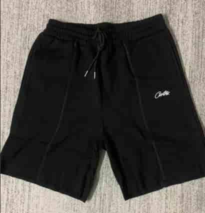 Corteiz Black Minimalist Shorts AO75038061