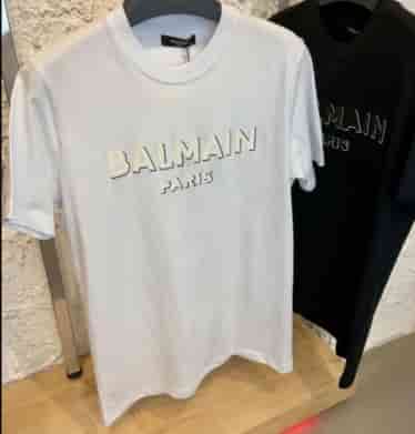 Balmain White Minimalist T-shirt AO85077005