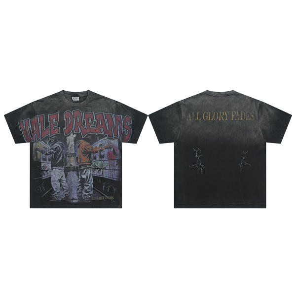 Vale Live European And American Trendy Brand Fashion T-shirt Short Sleeved AO68108034