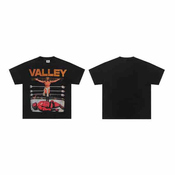 Vale Live Printed Wrestler Retro T-shirt AO62108065