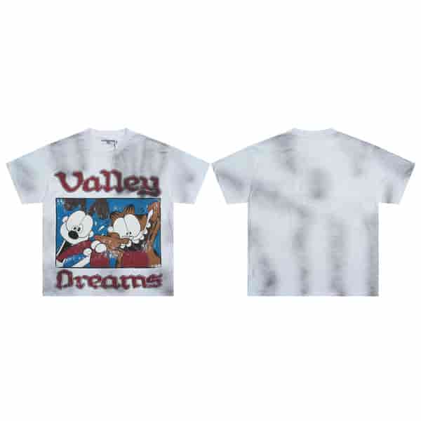 Vale Live Tie Dye Garfield Funny T-shirt AO62108061
