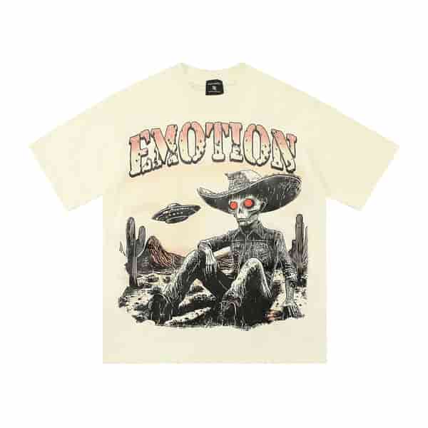 MIXED EMOTION A Niche Denim UFO T-shirt AO58117010