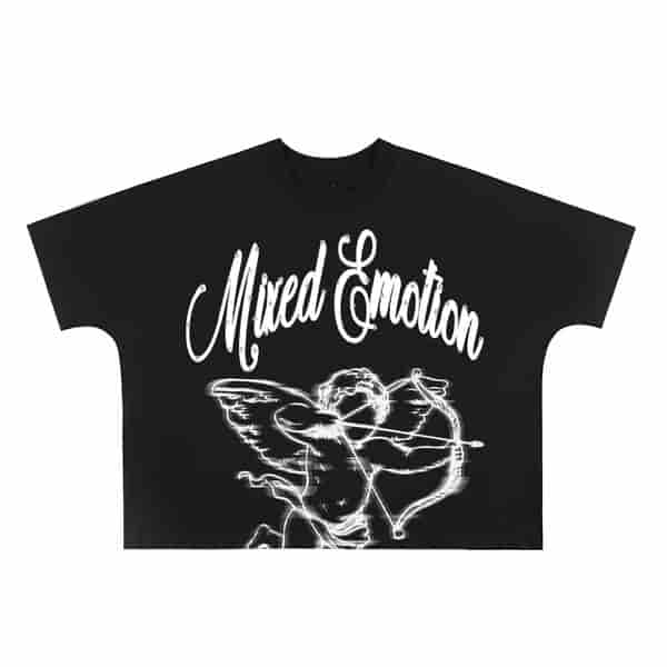 MIXED EMOTION Cupid Letter Printed T-shirt AO63117015