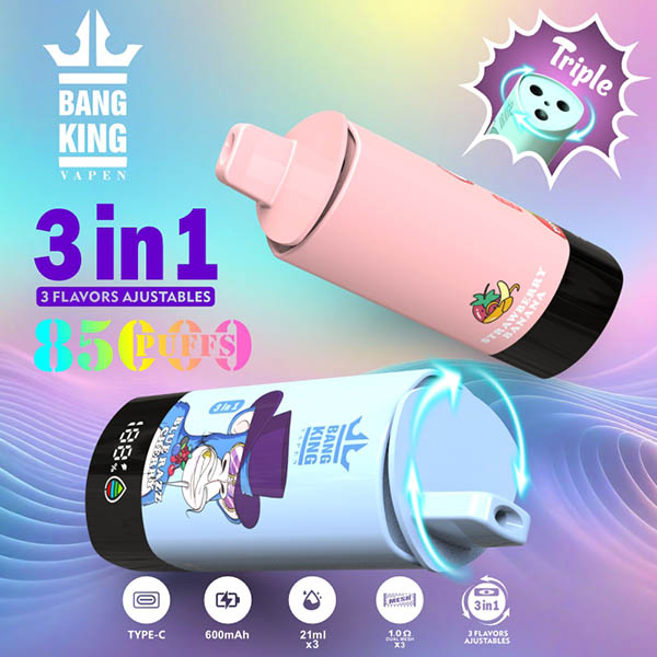 Bang King 85000Puffs 3 in 1 E02850601