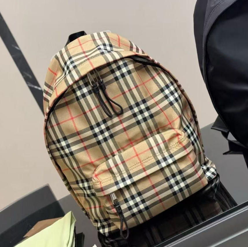 Burberry Striped Checkered Backpack BB05013010